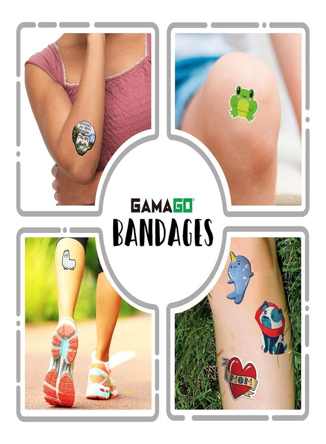 GAMAGO Axolotl Shaped Bandages Kids & Kidults - Set of 20 Individually Wrapped Self Adhesive Bandages - Sterile, Latex-Free & Easily Removable - Funny Gift & First Aid Addition - Image 4